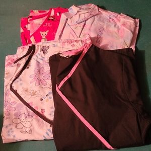 8 size medium scrub tops